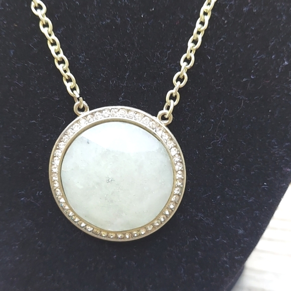 Danielle Stevens Green Stone CZ Pendant Necklace - Picture 2 of 4